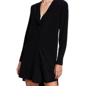 Rag & Bone Shields Silk Dress, Black